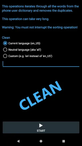 User Dictionary Manager (UDM) Screenshots