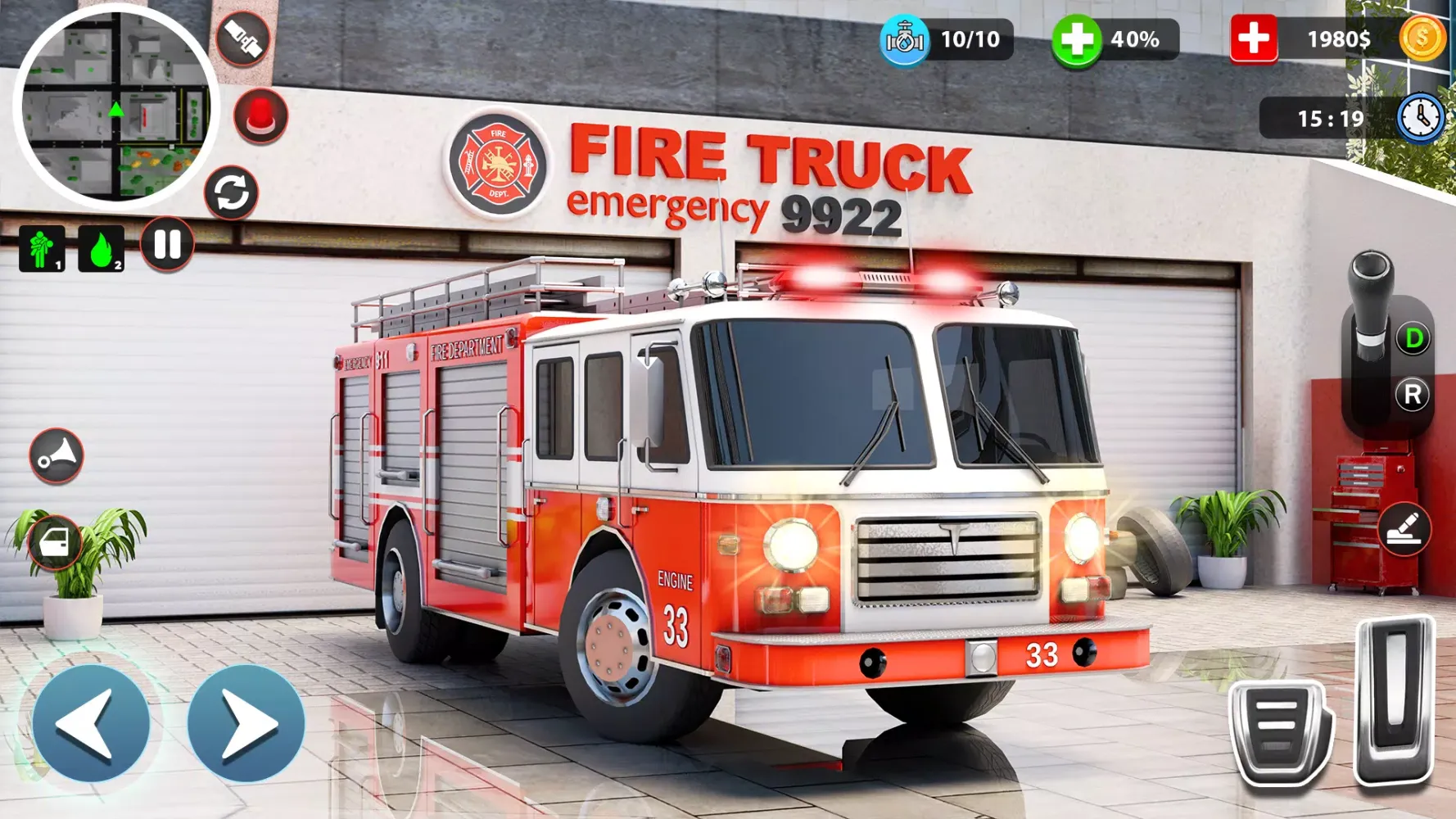 City Rescue Fire Truck 3D Game Screenshots