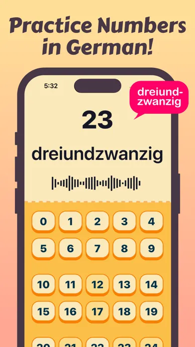 Tangkapan layar Learn German Numbers