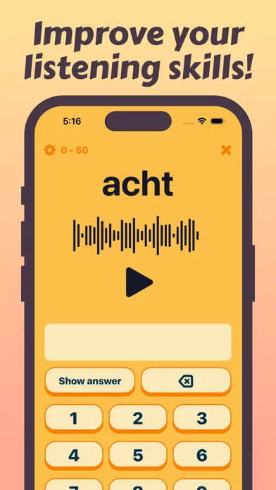 Tangkapan layar Learn German Numbers