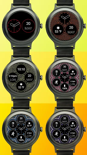 Tangkapan skrin Bits Watch Face
