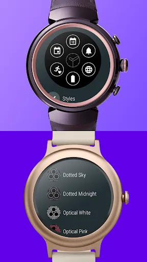 Tangkapan skrin Bits Watch Face