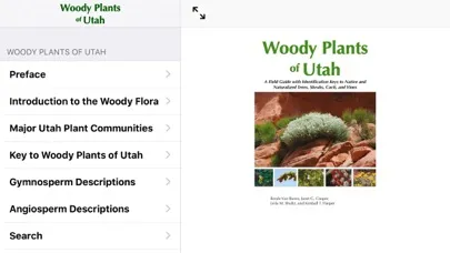 Ảnh chụp màn hình của Woody Plants of Utah