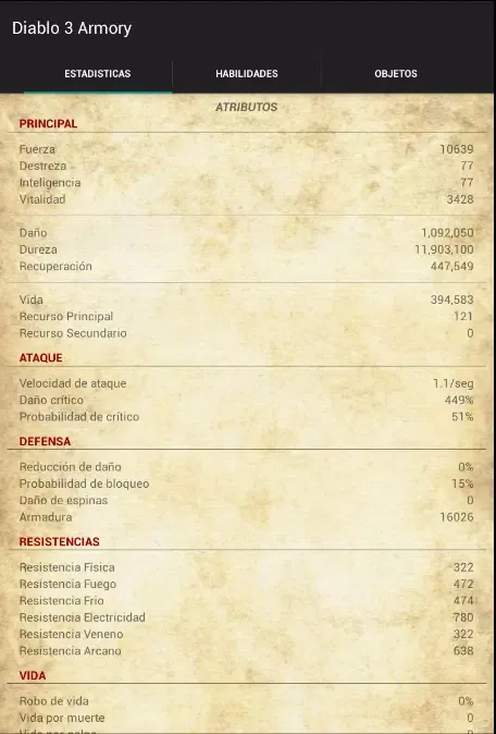 Armory for Diablo3 Screenshots