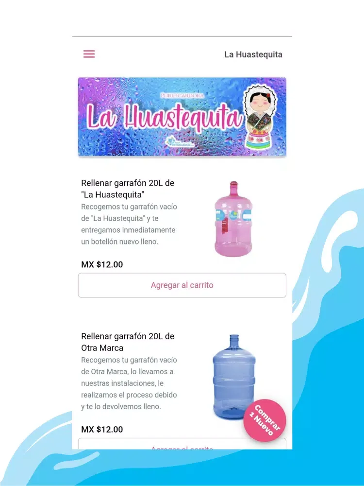 صور La Huastequita Agua Inmaculada iPad 