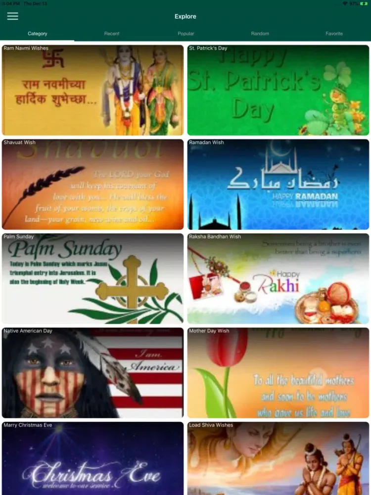 Screenshot di All Wishes Images Greetings iPad 