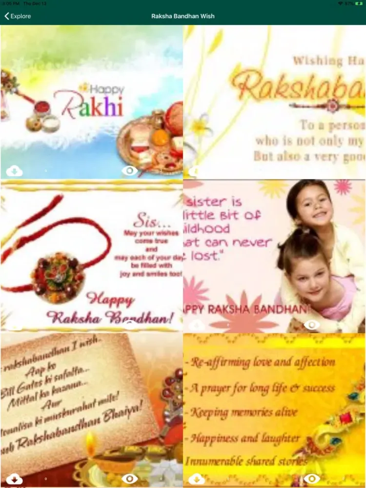 Screenshot di All Wishes Images Greetings iPad 