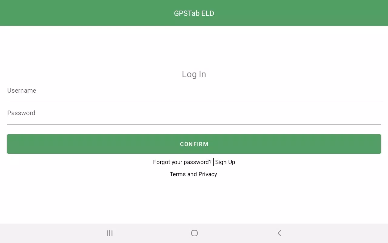 GPSTab ELDscreenshot dell'app1