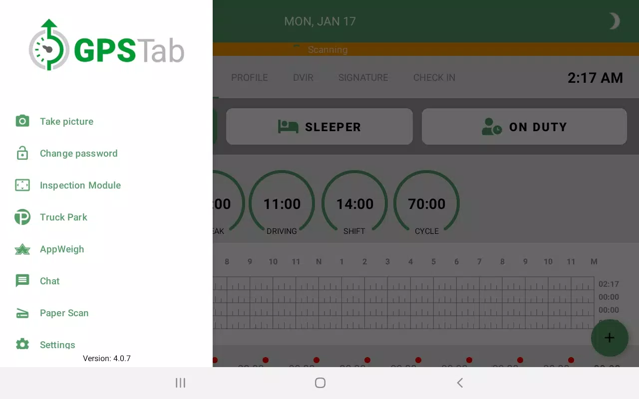 GPSTab ELDscreenshot dell'app2