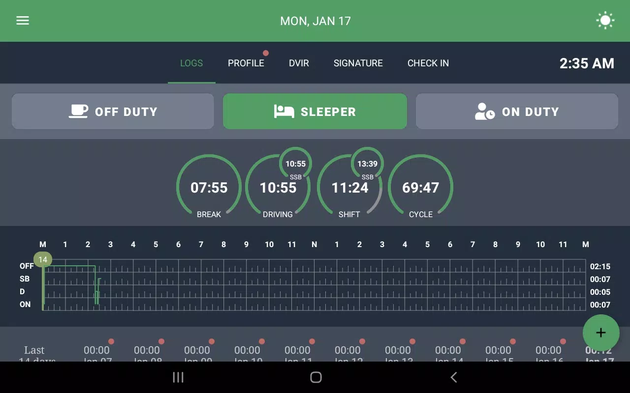 GPSTab ELDscreenshot dell'app6