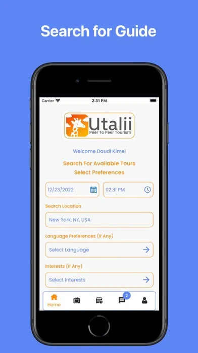 Utalii - Peer To Peer Tourism Screenshots