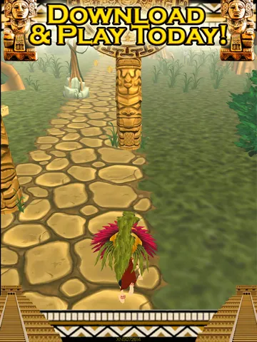Aztec Temple 3D Infinite Runner Game Of Endless Fun And Adventure Games FREE iPad  سکرین شاٹس