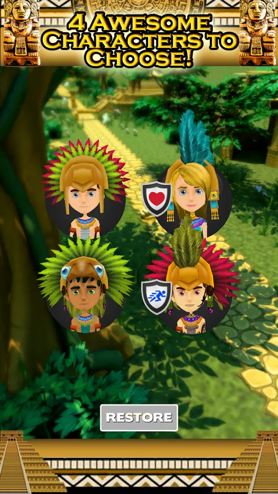 Aztec Temple 3D Infinite Runner Game Of Endless Fun And Adventure Games FREE سکرین شاٹس
