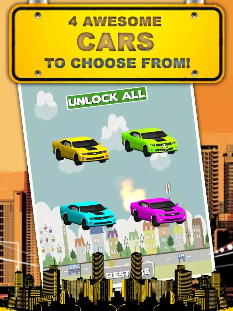 صور A 3D Downtown City Racing Game FREE iPad 