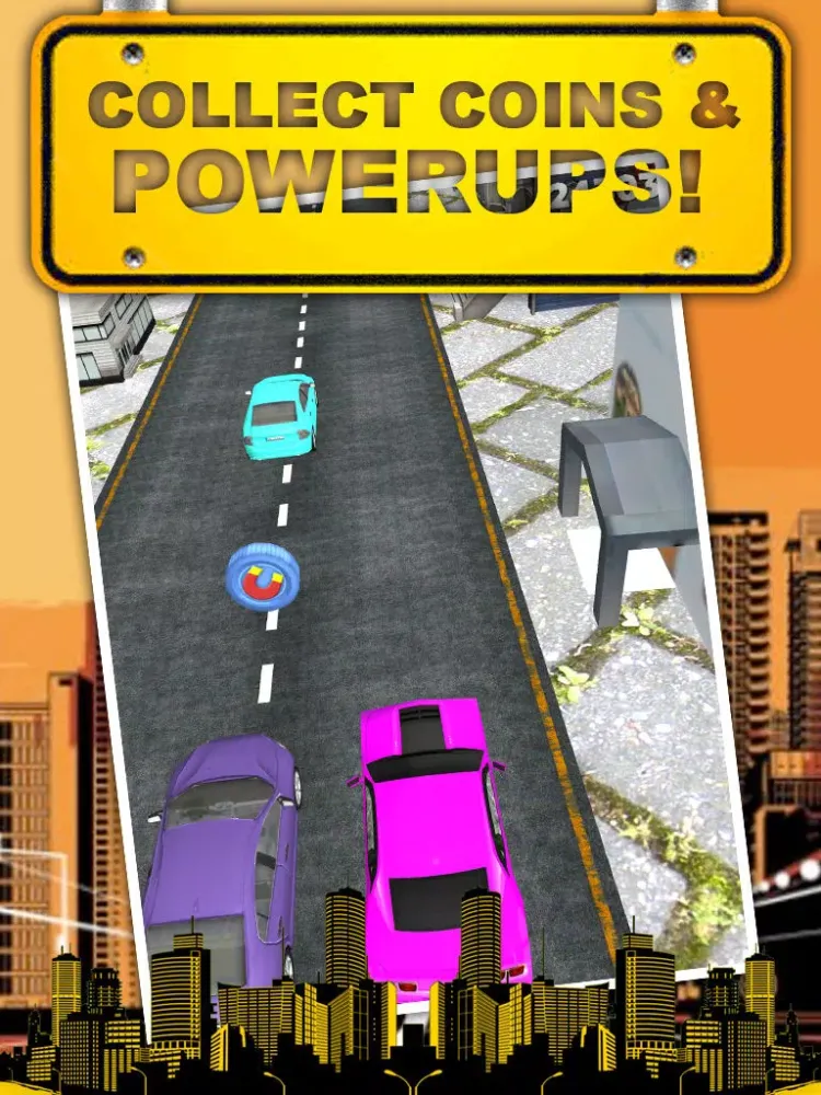 صور A 3D Downtown City Racing Game FREE iPad 