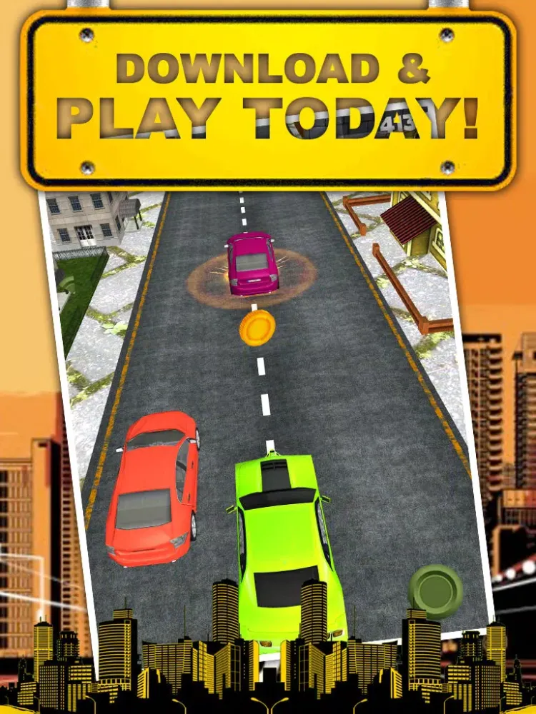 صور A 3D Downtown City Racing Game FREE iPad 