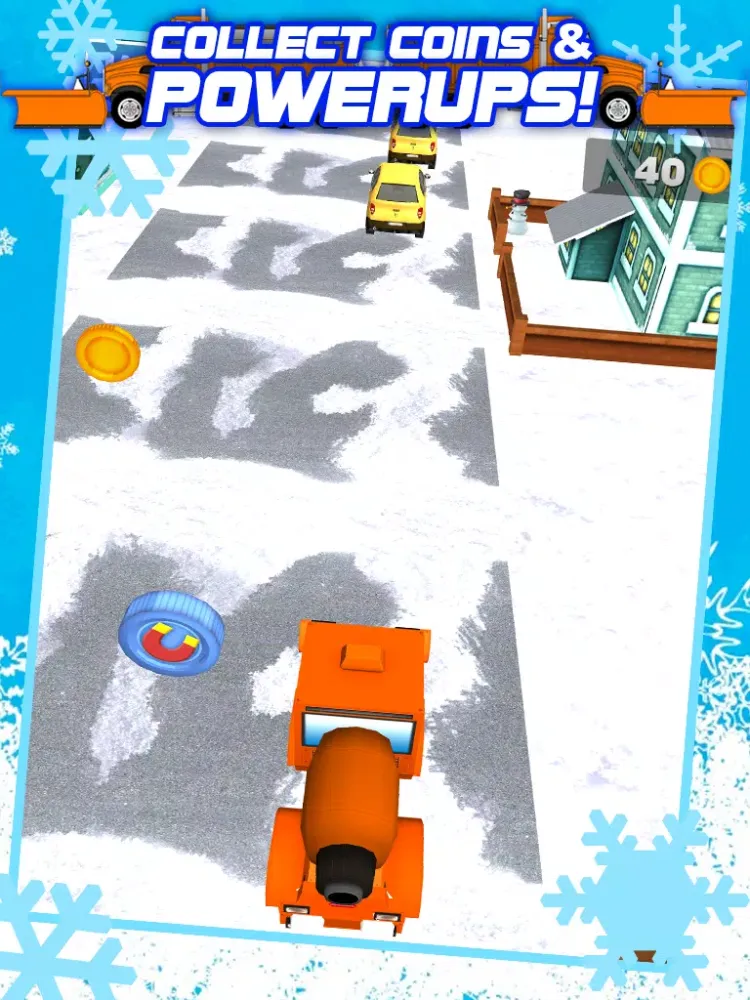 3D Snowplow City Racing and Driving Game with Speed Simulation by Best Games FREE iPad 应用截图