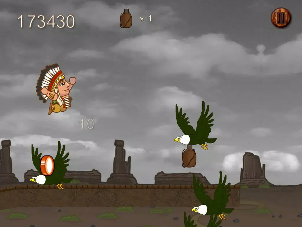 American Indian Tribe Jumper - Brave Eagle Shooter & Running Battle Free iPad  スクリーンショット
