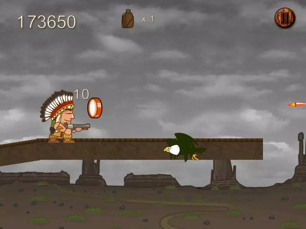 American Indian Tribe Jumper - Brave Eagle Shooter & Running Battle Free iPad  スクリーンショット