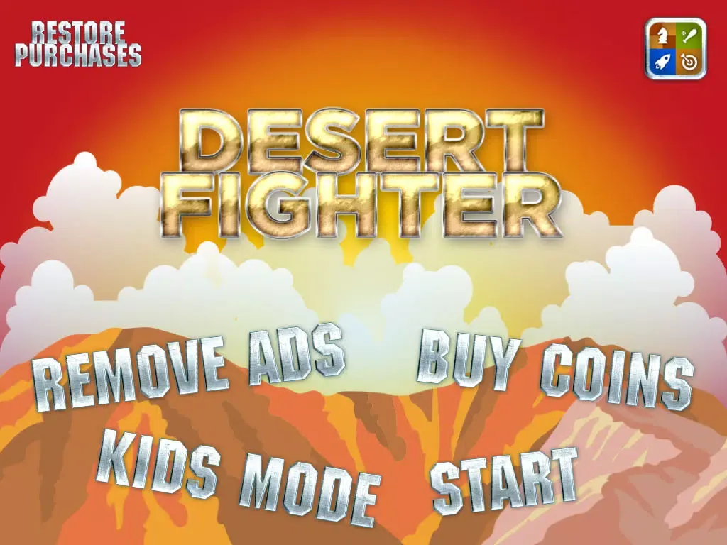 Desert Fighter - The Legendary AirForce Wars iPad  Screenshots