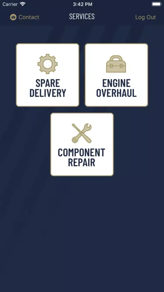 Tangkapan skrin Pratt & Whitney Track