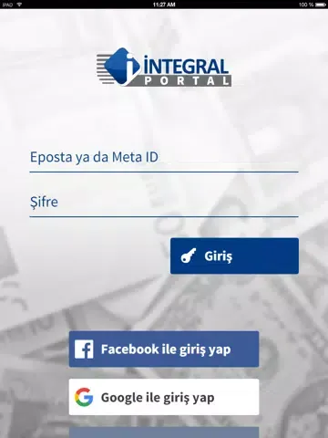 ภาพหน้าจอของ Integral Portal iPad 