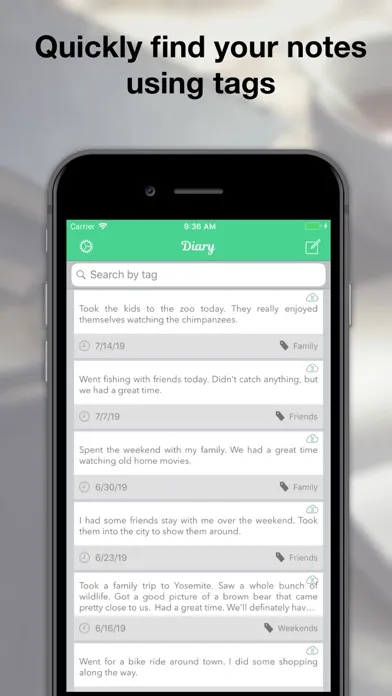 Capturas de pantalla de Life Diary - Memories & Notes