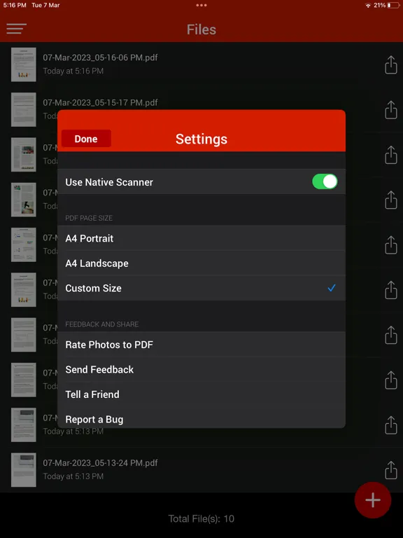 Screenshot di PDF Maker - Scanner & Convert iPad 