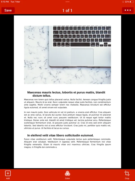 Screenshot di PDF Maker - Scanner & Convert iPad 