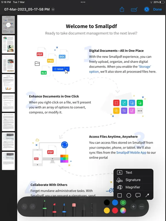 Screenshot di PDF Maker - Scanner & Convert iPad 