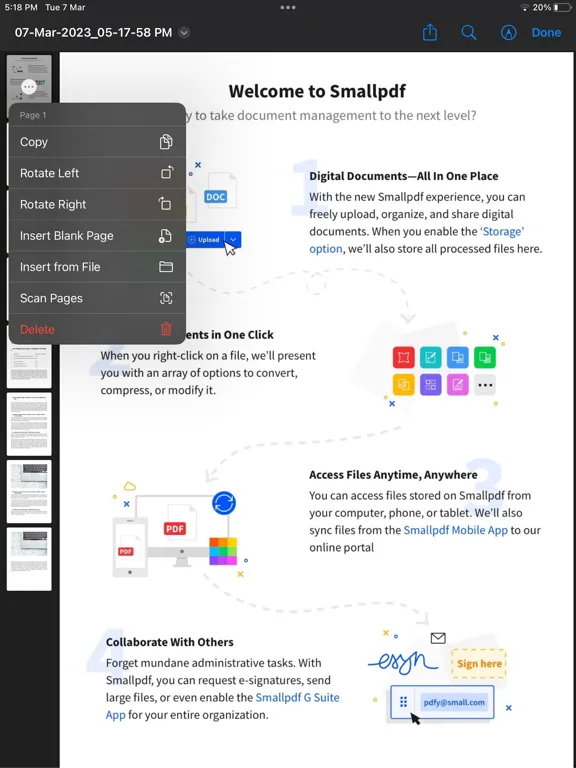 Screenshot di PDF Maker - Scanner & Convert iPad 