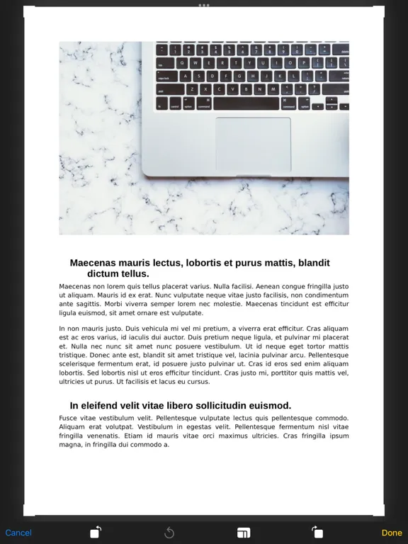 Screenshot di PDF Maker - Scanner & Convert iPad 