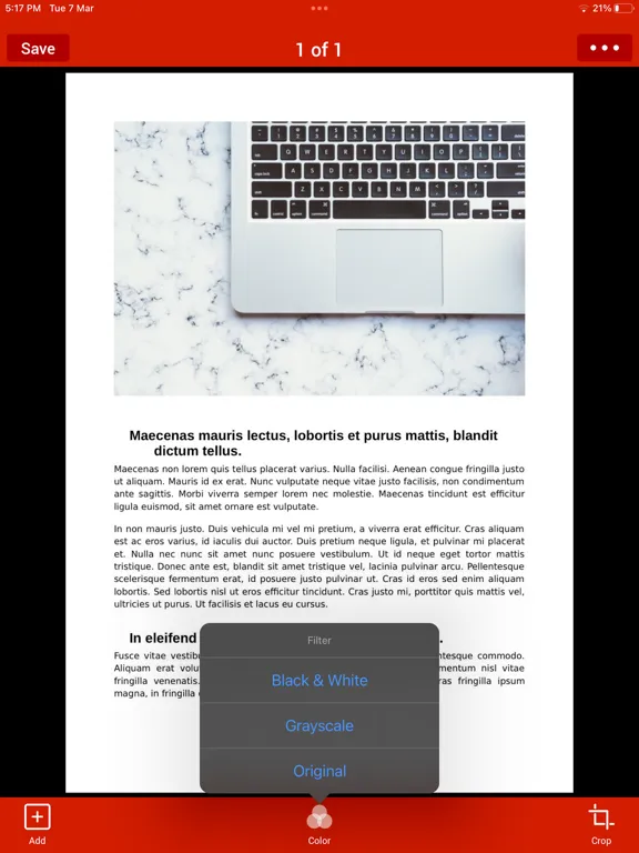 Screenshot di PDF Maker - Scanner & Convert iPad 