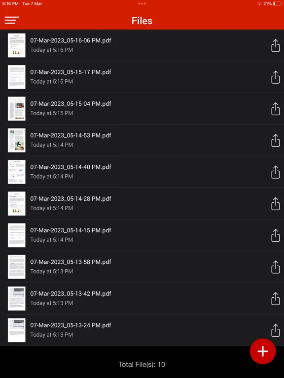 Screenshot di PDF Maker - Scanner & Convert iPad 