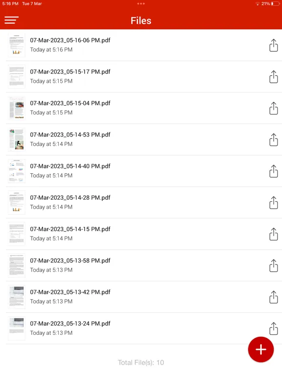 Screenshot di PDF Maker - Scanner & Convert iPad 