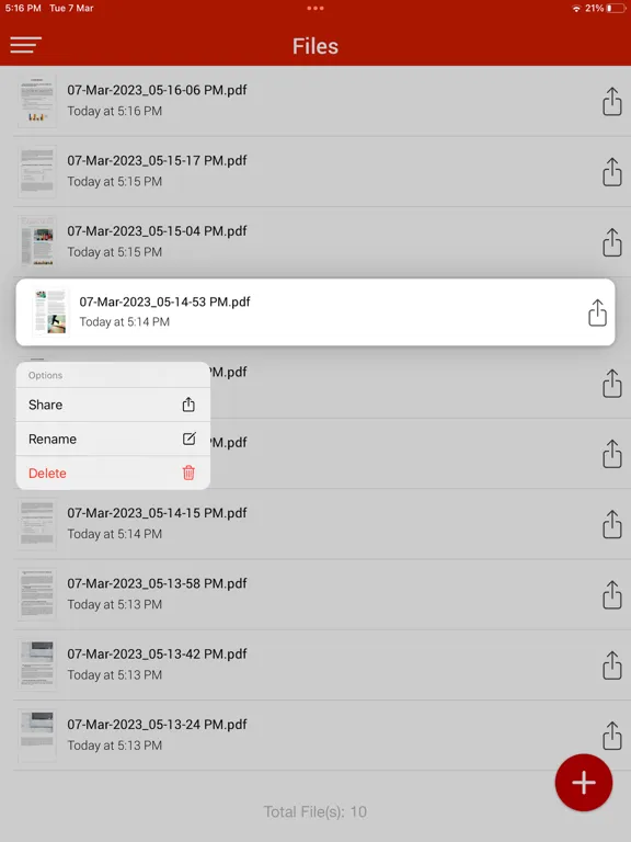 Screenshot di PDF Maker - Scanner & Convert iPad 