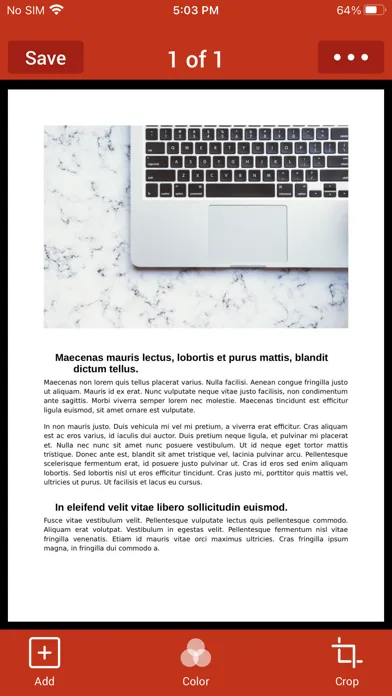 Screenshot di PDF Maker - Scanner & Convert