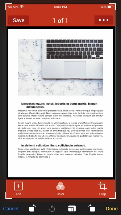 Screenshot di PDF Maker - Scanner & Convert