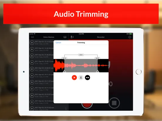 Скриншоты Voice Recorder & Audio Memos iPad 