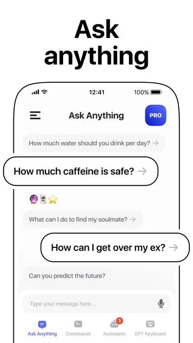 Tangkapan layar Chat Bot AI Assistant – TalkAI