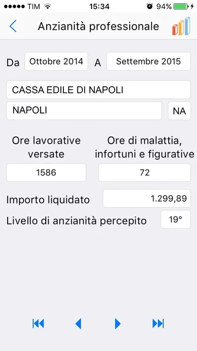 ภาพหน้าจอของ Cassa Edile Napoli