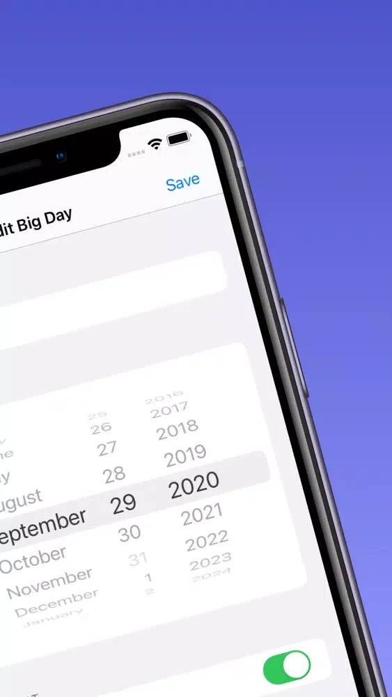 Big Days Widget スクリーンショット