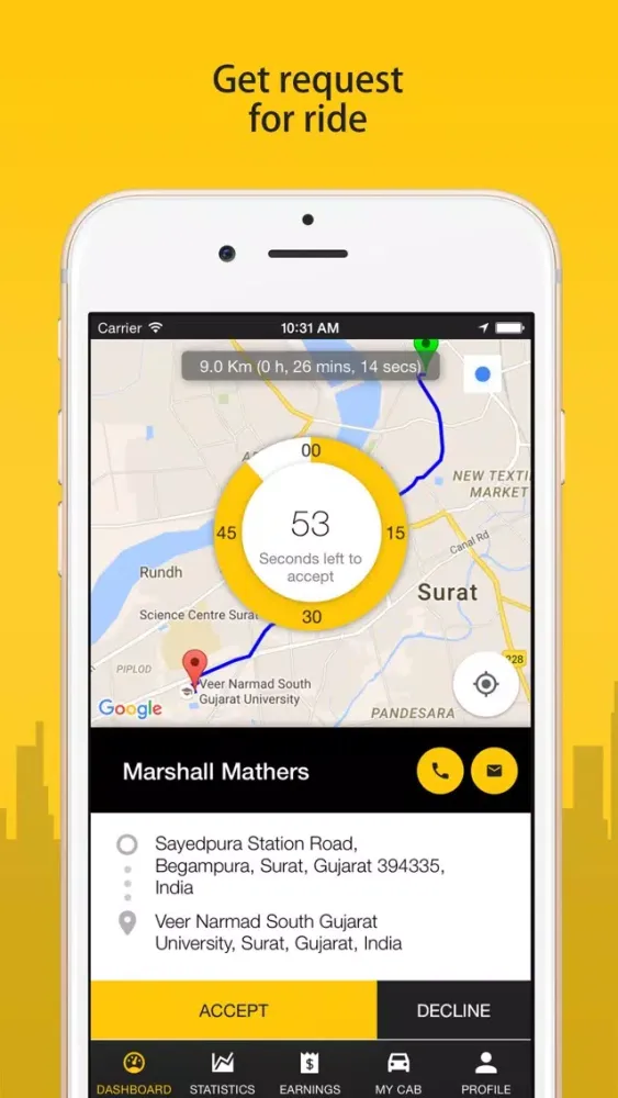 Capturas de pantalla de Topsi cabs - Driver