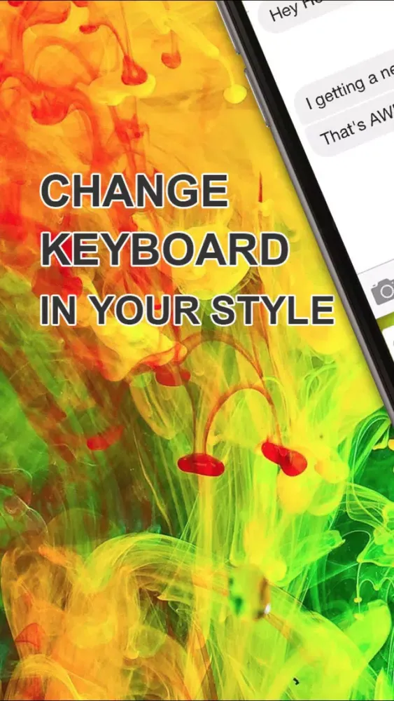 Custom Keyboard Flat Design : Color & Wallpaper Keyboard Art Effects Themes Screenshots