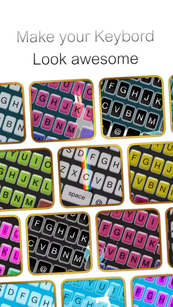 Custom Keyboard Flat Design : Color & Wallpaper Keyboard Art Effects Themes Screenshots