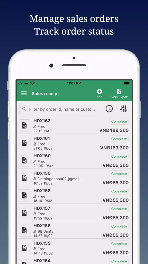 Capturas de pantalla de aSeller POS