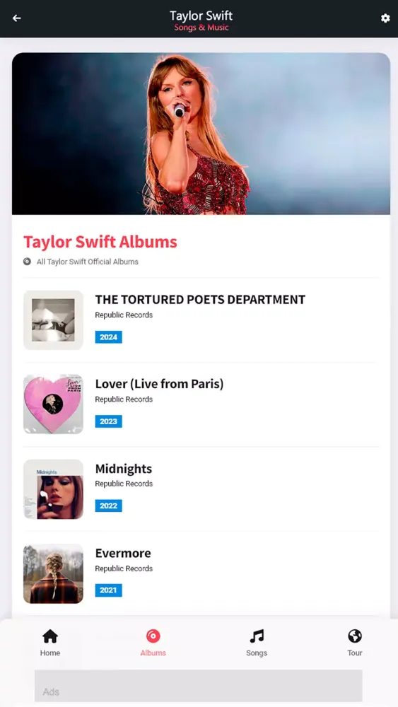 Taylor Swift: Songs & Music Screenshots