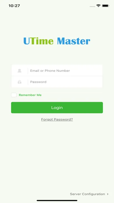 Tangkapan layar UTime Master