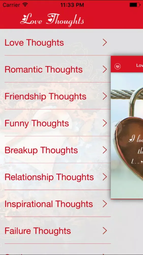 Love Thoughts স্ক্রিনশট