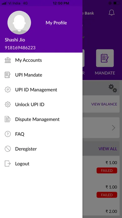 Ảnh chụp màn hình của Utkarsh UPI